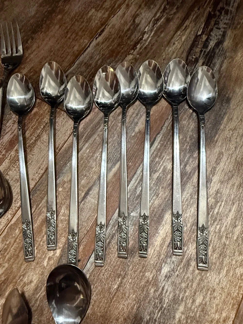 Imperial International  Stainless Steel young Rose Flatware